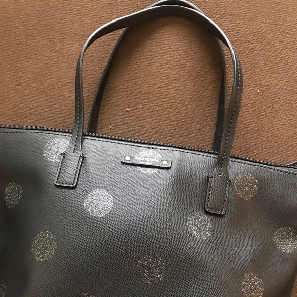 Kate Spade Poka Dot Satchel Purse - Picture 2 of 3